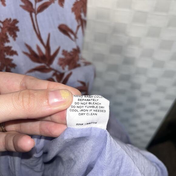 Hatch Maternity Women's The Junia 100% Linen Dress HATCH Size 2 Summer - Picture 9 of 13